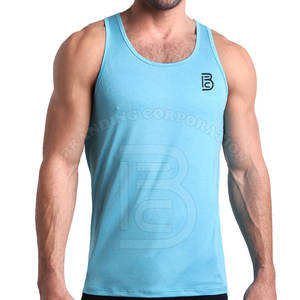 Chaleco Deportivo Casual para Hombre, 100% Algodón, Secado Rápido, Transpirable, Personalizable, Corte Holgado, Sin Mangas, Tejido de Alta Calidad - Product Image 1