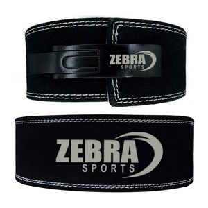 Logotipo personalizado 10mm cuero Premium cinturón de levantamiento de pesas cuero genuino Dip cinturón con cadena autoblocante cinturón hebilla de acero al por mayor - Product Image 1