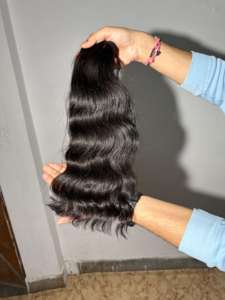 Paquetes de cabello virgen indio sin procesar, ondas naturales con textura ondulada suave, cabello Remy sin enredos, extremos completos, cabello humano sin procesar - Product Image 5