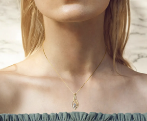 Collier pendentif en moissanite en argent sterling 925 personnalisable certifié de l'Inde Fabricant d'exportation de bijoux - Product Image 4