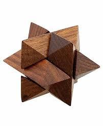 Juego de rompecabezas de triángulo de madera para mesas de centro, habitaciones familiares, juego de rompecabezas - Product Image 3