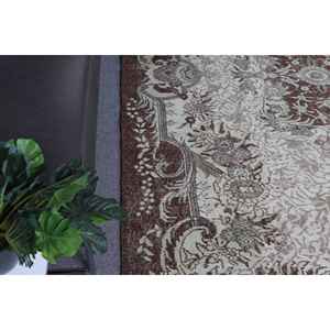 Alfombra Turca Vintage de 5.6x9.1 pies (172x276 cm), Alfombra Abstracta Marrón Gris - Product Image 3