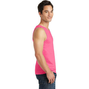 High Quality <b>Men's</b> Gym Tank Top Slim Fit Fitness Wear Low MOQ Sleeveless <b>Singlet</b> with Plus Size Option - Product Image 4