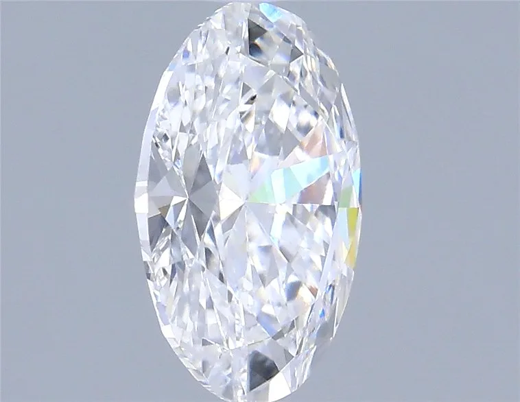 Oval 0.70ct D VVS2 Lab Grown diamond Jewelry Making CVD Diamond