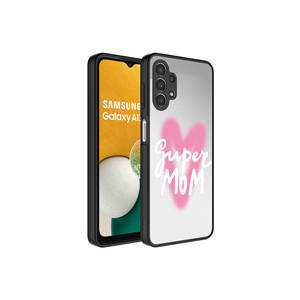 For Samsung for Galaxy A13 <b>4G</b> Plus <b>Phone</b> Case Mirror Patterned Shiny Silicone Cover with Camera Protection Super Mom Design - Product Image 1