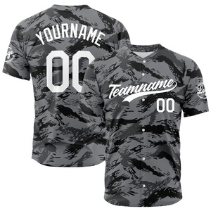 Maillot de baseball à manches courtes en tissu durable de qualité supérieure pour adultes vêtements de sport respirants avec impression par sublimation OEM disponible - Product Image 4