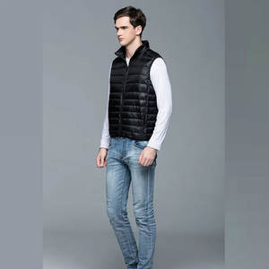 Chaleco sin mangas azul marino de alta calidad para hombre, superventas, cómodo, transpirable, invierno, diseño personalizado, chalecos, chaleco acolchado para hombre - Product Image 5