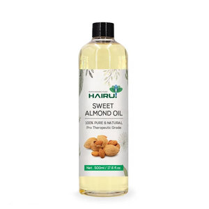 Cold Pressed 1000ml <b>Almond</b> <b>Body</b> <b>Oil</b> Moisturising Pure Essential <b>Oil</b> with Spearmint & <b>Organic</b> Plant Extracts for Massage - Product Image 1