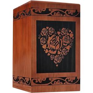 Urnes funéraires en bois pour adultes Urnes funéraires Urnes funéraires Taille personnalisée Fournitures funéraires - Product Image 3