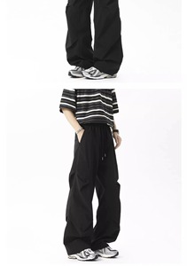 Pleated Paratrooper Cargo Pants Men's 2026 Summer Thin Loose and Versatile Wide-leg Quick-drying Casual Trousers - Product Image 5