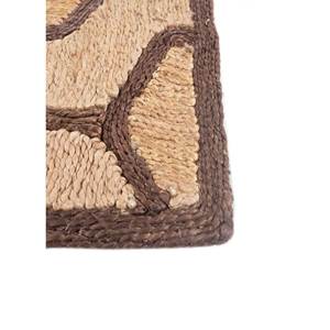 Tapis en jute et chanvre tissés à la main Nomadic Threads, motifs géométriques et abstraits, tissage plat, rectangulaires, pour couloir, décoration intérieure - PDJT-622 - Product Image 4