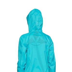 Chaquetas cortavientos con capucha con cremallera para mujer Chaquetas impermeables hechas de poliéster de nailon Precio barato Personalización OEM - Product Image 4