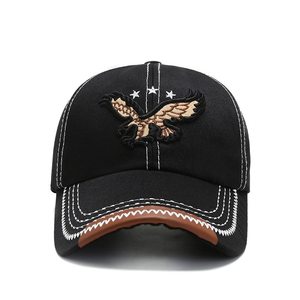 Cool femmes hommes décontracté casquette de Baseball mâle femme Snapback chapeau réglable 3D aigle broderie chapeau de soleil - Product Image 5