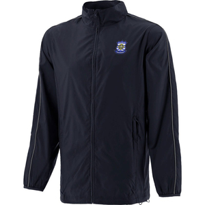 Chaqueta cortavientos bomber impermeable de talla grande para hombre, chaqueta de lluvia con cuello levantado - Product Image 1