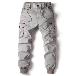 Sports Wearing Long Cargo Washed Pants Side Pockets oem Jogger <b>Trousers</b> <b>Man</b> - Product Image 4