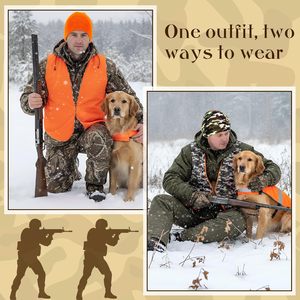 Gilets de chasse unisexes très vendus, respirants, imperméables, coupe-vent, softshell, tissu 65% polyester 35% coton, camouflage - Product Image 5