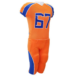 New Arrival Breathable Short-Sleeved American Football Uniform Sets Plus Size Customized <b>Team</b> Name OEM Design Factory-Made - Product Image 1