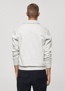 Logotipo personalizado 100% algodón francés Terry Sudadera con capucha hombres medio botón cierre hombres Polo sudadera sudaderas con capucha para hombres - Product Image 4