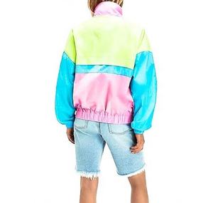 Chaqueta Cortavientos Casual Profesional para Mujer al por Mayor, Bloques de Color, Impermeable, Transpirable, de Nailon, Chaqueta de Invierno para Correr - Product Image 2