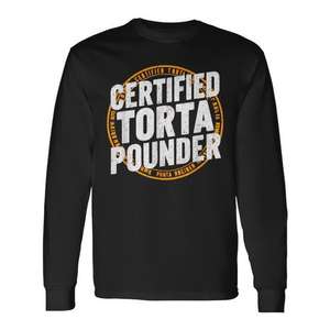 Camiseta de manga larga Certified Torta Pounder con estampado moderno - Product Image 1