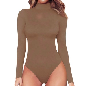 จั๊มสูทบอดี้สูทผู้หญิงแบบใหม่ สไตล์ลำลอง เซ็กซี่ เข้ารูป เหมาะกับใส่ไปทะเล จั๊มสูทแบบรอมเปอร์ บอดี้สูทผู้หญิง ดีไซน์เรียบง่าย สีพื้น - Product Image 1