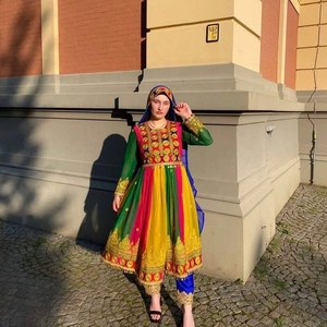 Afghan Handmade Traditional Embroidered Women Afghani Velvet Tribal Party & <b>Wedding</b> <b>Dress</b> Custom Size Women <b>Dresses</b> <b>for</b> <b>Sale</b> 100 - Product Image 2
