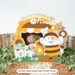 Grande casa di pelle di criceto multifunzionale all'ingrosso realizzata in legno di betulla e faggio eco-friendly - Product Image 3