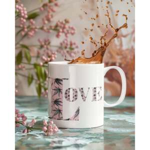 Novelty Cup with Cannabis Design for Expressing Love As a Present - Product Image 4