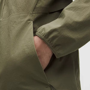 เสื้อแจ็คเก็ตกันลมมีซิปด้านหน้าผ้าใบมีฮู้ดสำหรับฤดูหนาวเสื้อกันหนาวแฟชั่น2025ใส่ได้ทั้งชายและหญิงเสื้อกันลมปรับแต่งโลโก้ได้ตามต้องการ - Product Image 6