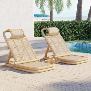 Silla plegable de ratán para playa, precio más bajo, sillas resistentes de mimbre para picnic y patio, muebles de exterior - Product Image 6