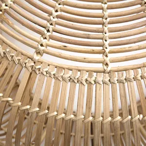 Mesa redonda de bambú para sala de estar, muebles para el hogar, color natural, fabricación al por mayor, Vietnam - Product Image 3