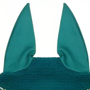 Nouveau style cheval oreille bonnet mouche voile cheval mouche voile avec Logo personnalisé confortable tissu oreille bonnet pour chevaux Fly Veil - Product Image 2