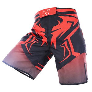 Impression personnalisée Short de boxe Mma Grappling Short Mma Boxe Combat Shorts Sportswear Hommes 100% Polyester - Product Image 6