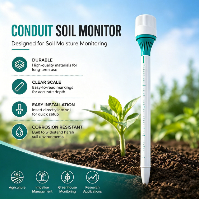 Intelligent Agriculture Soil Pipeline Monitoring Equipment 10-80cm Depth Layered Measurement