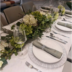 <b>Silver</b> <b>Napkin</b> Ring Tissue Organizer <b>Napkin</b> Holder for Christmas Birthday Party Table Setting <b>Napkin</b> Clip Tissue Holder - Product Image 6