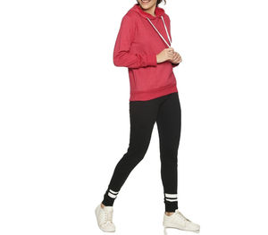 Conjunto Deportivo de 2 Piezas con Capucha para Mujer, Ropa Deportiva de Invierno, para Correr, Uso Diario, Suave, 100% Algodón, Transpirable, de Secado Rápido, Cintura Elástica - Product Image 6