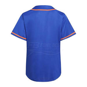 ผู้จัดจำหน่ายเสื้อซอฟต์บอลแบบขายส่ง เนื้อผ้าระบายอากาศได้ดี รับผลิตตามแบบ OEM ขนาดสำหรับผู้ใหญ่ - Product Image 2