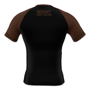 เสื้อรัดรูปสีน้ำตาลแบบไม่มีกิ๊บติด สำหรับบราซิลเลียนยิวยิตสู พร้อมเทคโนโลยีระบายความร้อนและผ้าสี่ทิศทางยืดหยุ่นสวมใส่สบาย - Product Image 4