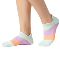 Chaussettes de sport épaisses pour hommes en Coolmax, antibactériennes et respirantes, avec motif à pois et détail de bordure inférieure, pour le sport et l'usage quotidien
