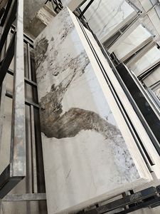 Dalles minces en pierre frittée <span class=keywords><strong>Bign</strong></span> Porcelain, veinures de marbre noir/gris/blanc, pour murs, sols et comptoirs - Product Image 1