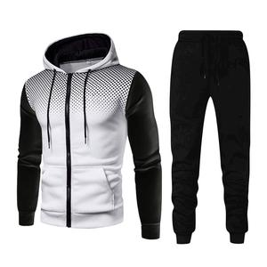 Survêtement matrial de haute qualité 2 pièces personnalisé pour hommes Sport Jogging costumes pantalon uni survêtements unisexe survêtements 2 pièces ensemble - Product Image 3