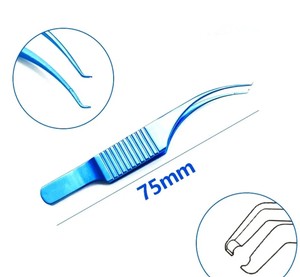 Bán Buôn Giá Kelman Kẹp 7.5Mm Mịn Hàm 4.5Mm 8.5Cm (3.3 ") Mạch Máu Micro Buộc Kẹp Titan Màu Quang Học Màu Xanh - Product Image 3