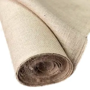 Tissu de Jute 100%, prix de gros, tissu de sac écologique, tissu de Jute large tissé, fabricant d'usine hessien du Bangladesh