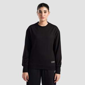 Sweat-shirt en soie biologique GA Zen (noir) – Tricot respirant, streetwear brodé, impression en relief, taille unique, idéal pour l'entraînement hivernal - Product Image 1