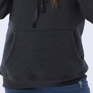 Sudadera con capucha de punto de manga larga y bolsillo para mujer, Jersey holgado informal, con logotipo personalizado, superventas, Otoño Invierno 2025 - Product Image 5