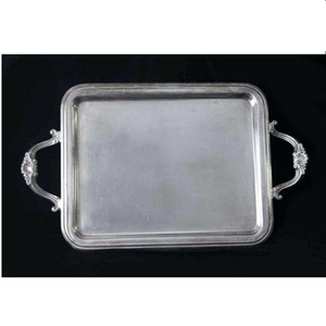 Plateau de service alimentaire poli miroir fait à la main vaisselle d'hôtel et de restaurant de qualité supérieure idéal pour les événements de mariage - Product Image 3