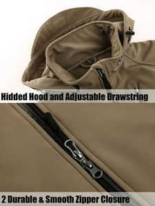 2025 doudoune veste d'hiver haute qualité en gros confortable hommes Softshell hommes grande taille veste d'extérieur pour hommes - Product Image 3