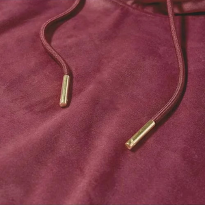 Venta al por mayor superventas diseño personalizado plan teñido ropa de invierno los hombres usan sudaderas con capucha de terciopelo nueva llegada los hombres usan sudaderas con capucha de terciopelo - Product Image 3