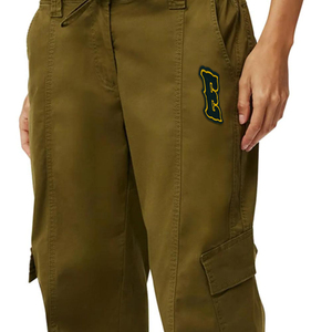 Pantalones Cargo de Lona para Hombre, Diseño de Cintura Media, Transpirables, de Secado Rápido, Estilo Acampanado, Cómodos, de Algodón, para Uso en Exteriores, con Botones - Product Image 5