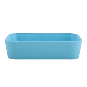 Portasapone MSV in poliestere/gomma blu, 11,8 x 8,8 x 2,7 cm - Product Image 1